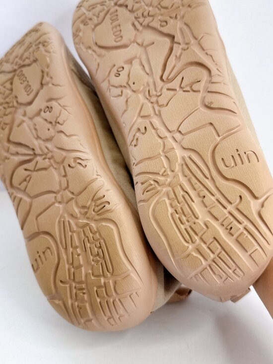 Men\'s Size 12.5 UIN Toledo Tan Canvas Slip-On Shoes Comfort Travel Casual